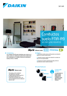 Conductos suelo FNA-A9 Sky - Sky Air Serie Advance.pdf Conductos suelo FNA-A9 Sky - Sky Air Serie Advance.pdf